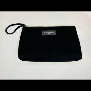 Dolce & Gabbana velvet clutch bag